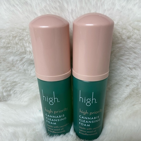 high Other - Bundle of 2 travel size Cannabis cleansing foam by High Priority brand